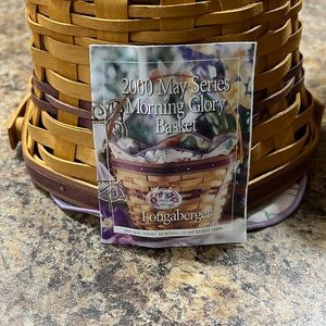 Longaberger 2000 morning glory basket